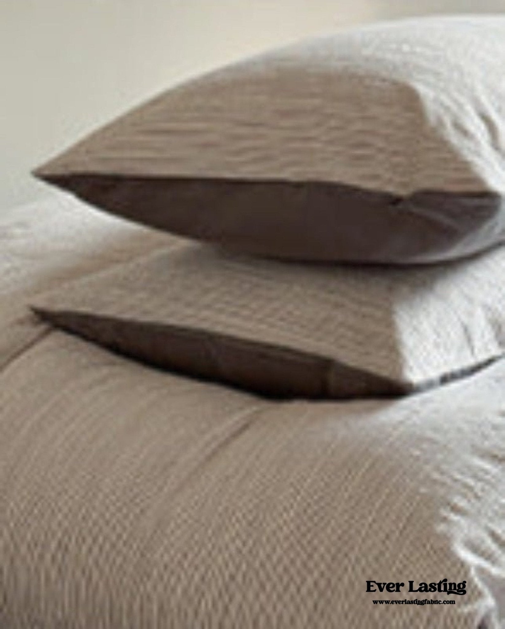 Emma Duo Striped Jacquard Bedding Set / Light Pink