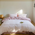 Emma Duo Striped Jacquard Bedding Set / Light Purple
