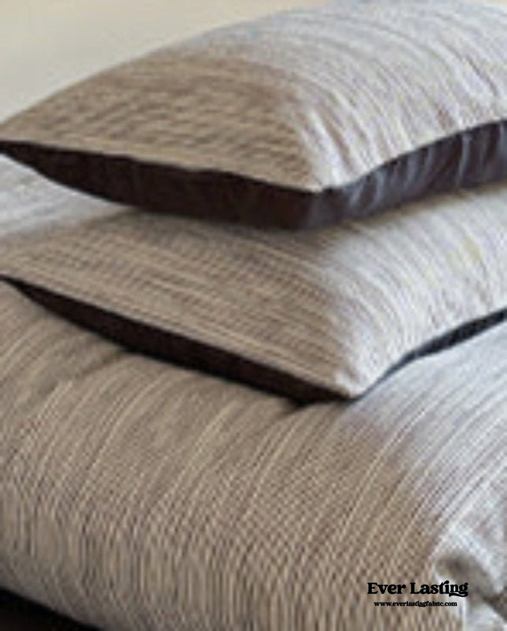 Emma Duo Striped Jacquard Bedding Set / Light Purple