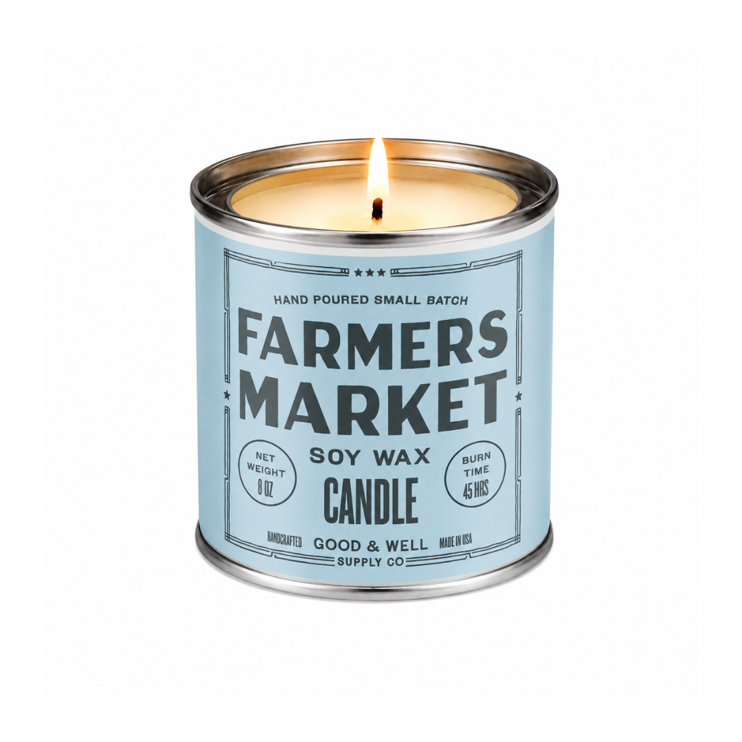 Farmers Market Happy Place Candle