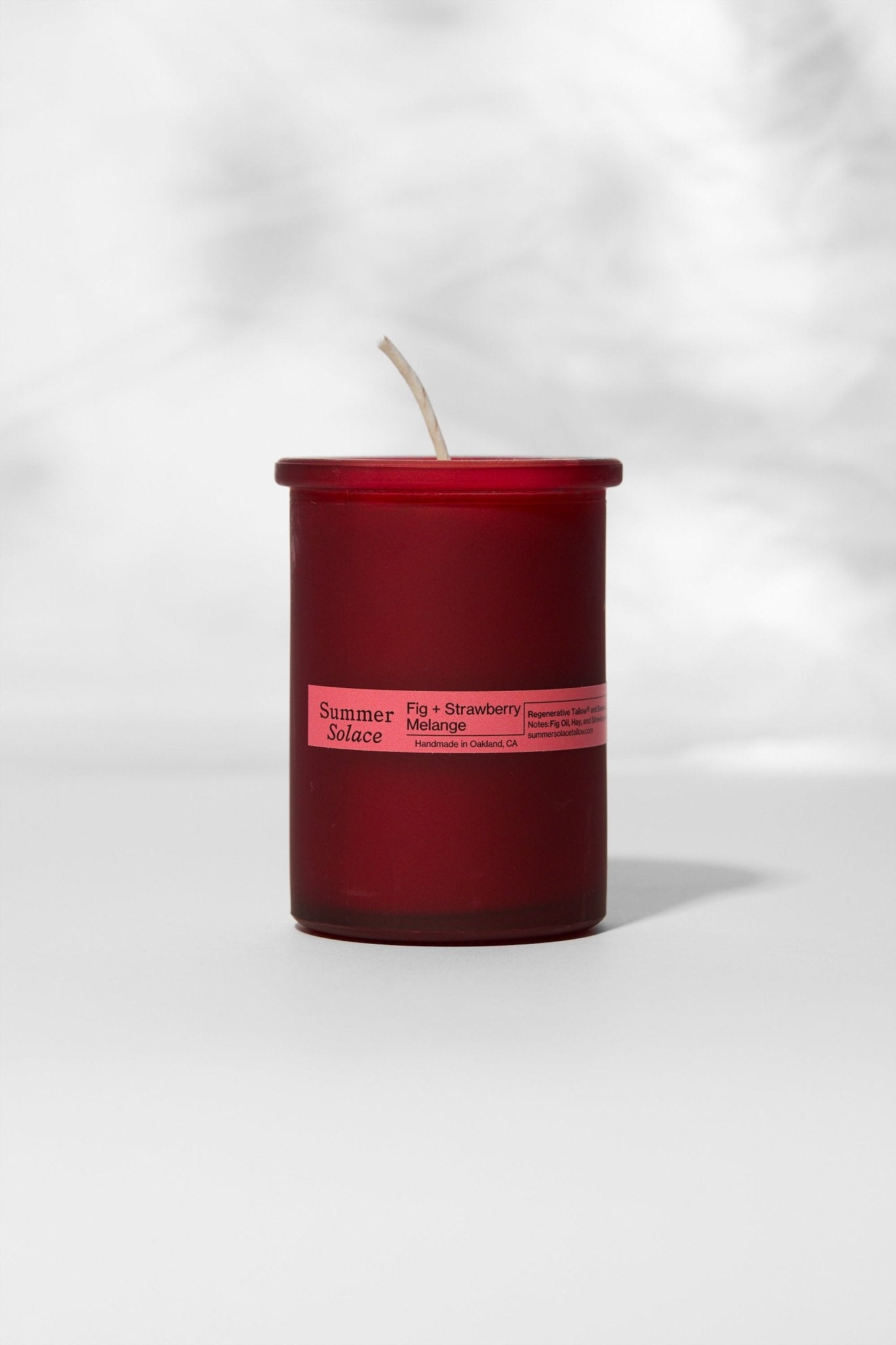 Fig & Strawberry Mélange – Tallow Candle | 6 oz