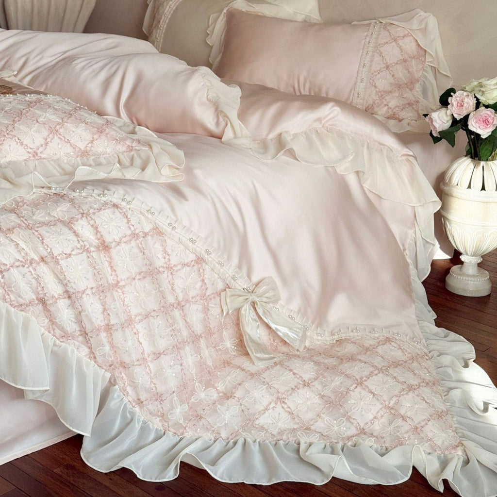 Haute Pearl TENCEL™ Bedding Set / Blush Romance