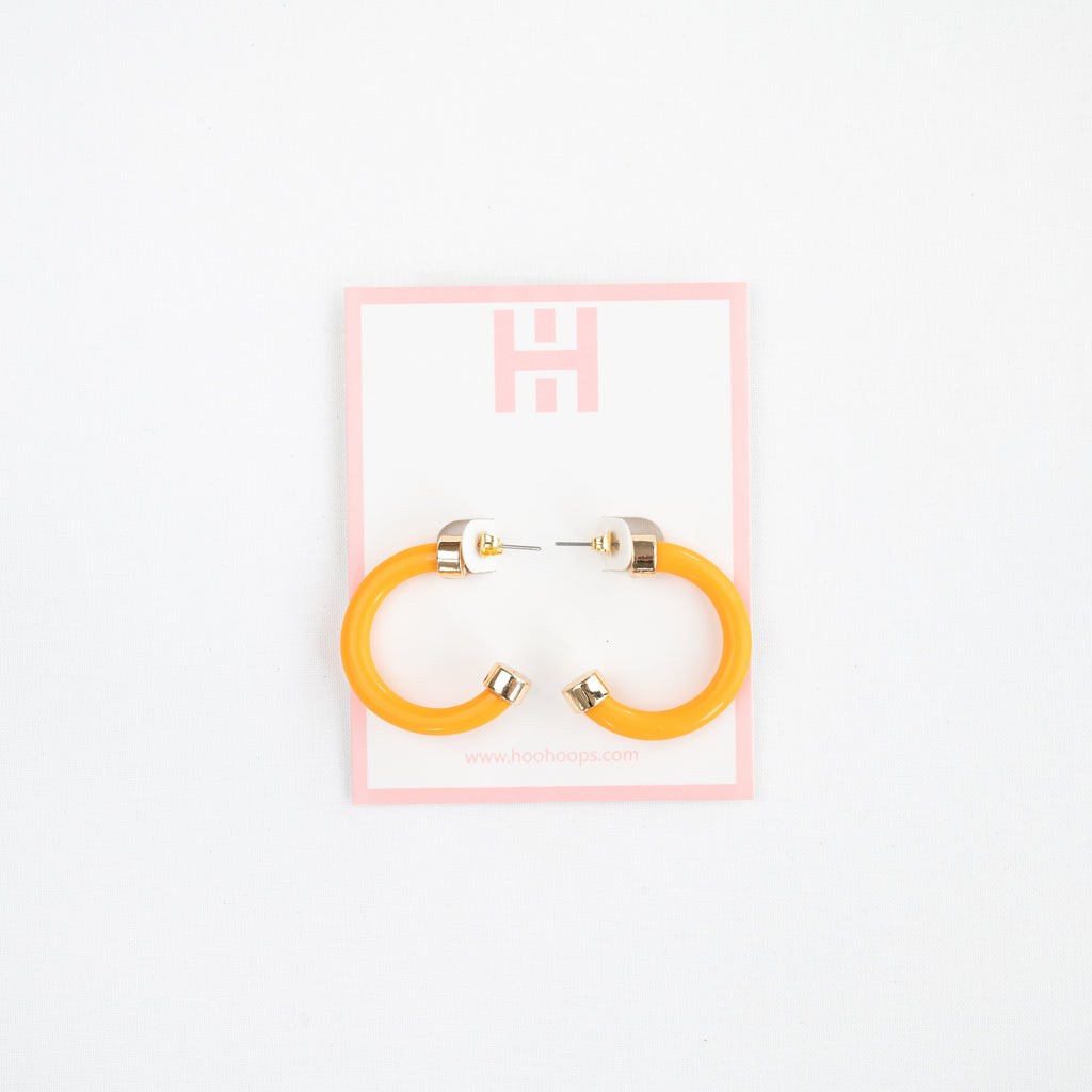 Mini Hoops - Bright Orange