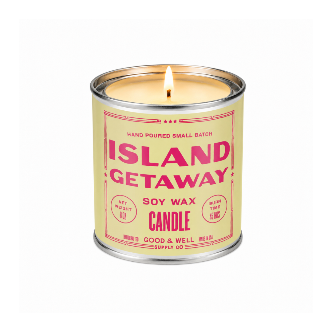 Island Getaway Happy Place Candle