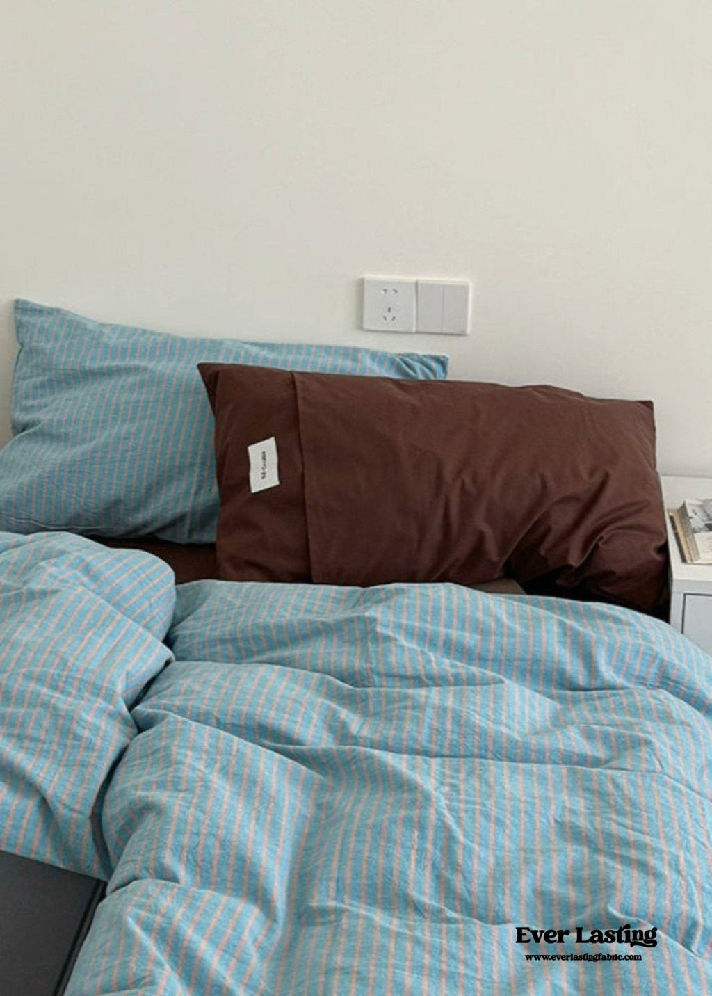 James Striped Bedding Set / Purple