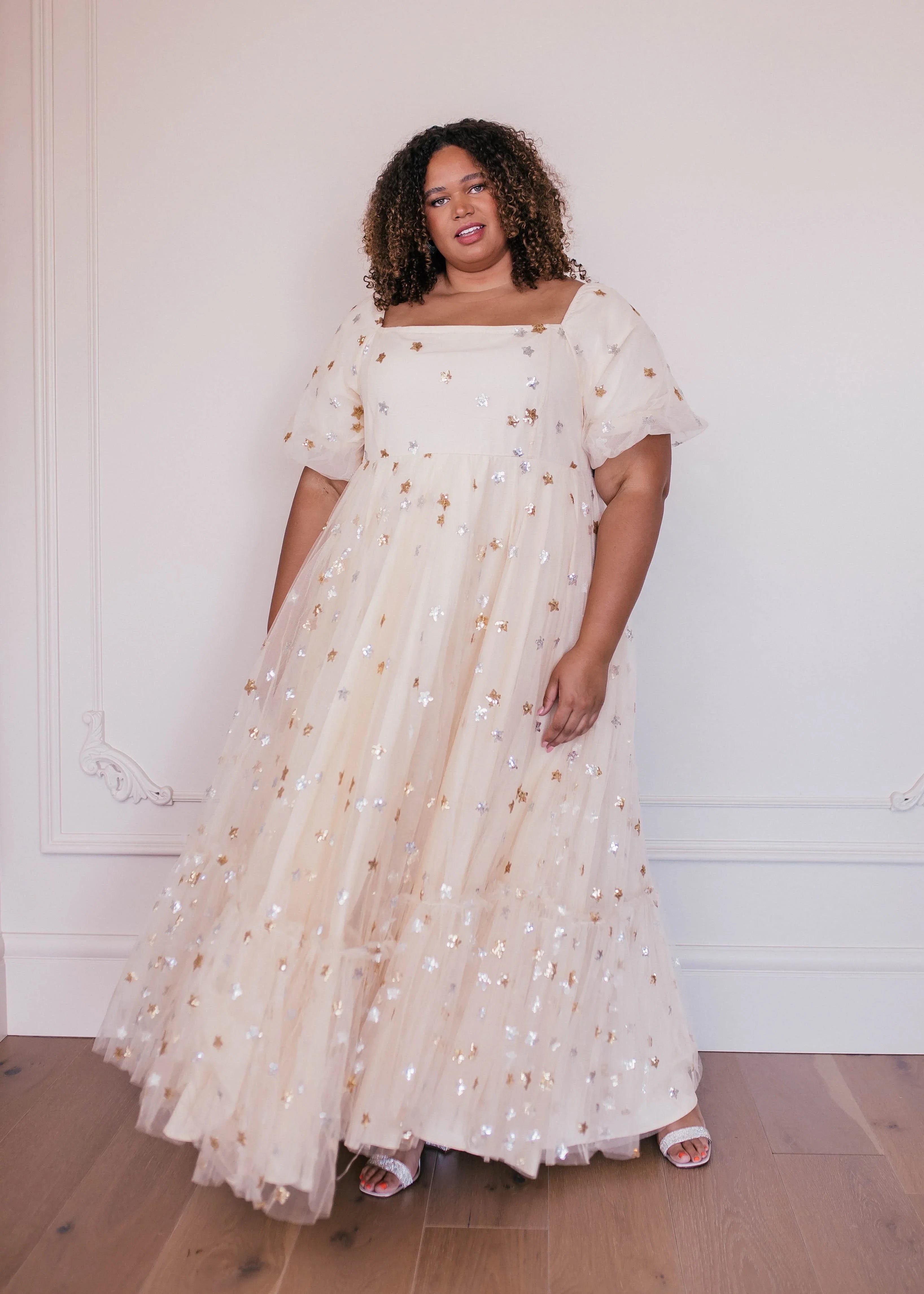 Wendy Dress Cream Star