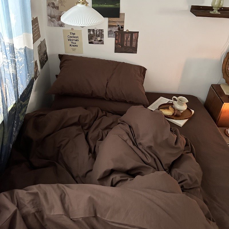 Latte Bedding Set / Brown