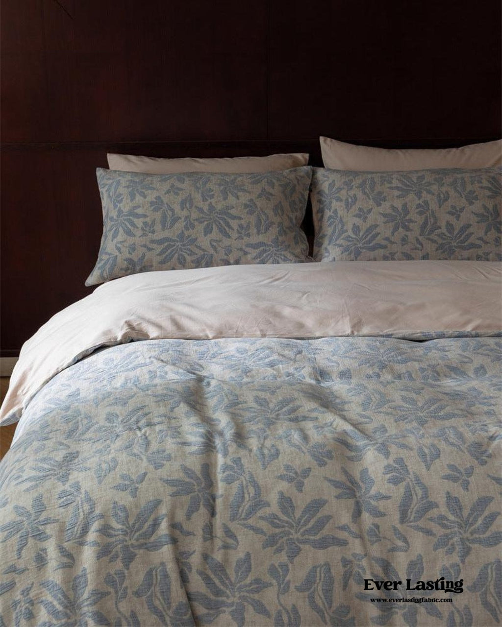 Lucien Silky Vintage Jacquard Bedding Set / Brown