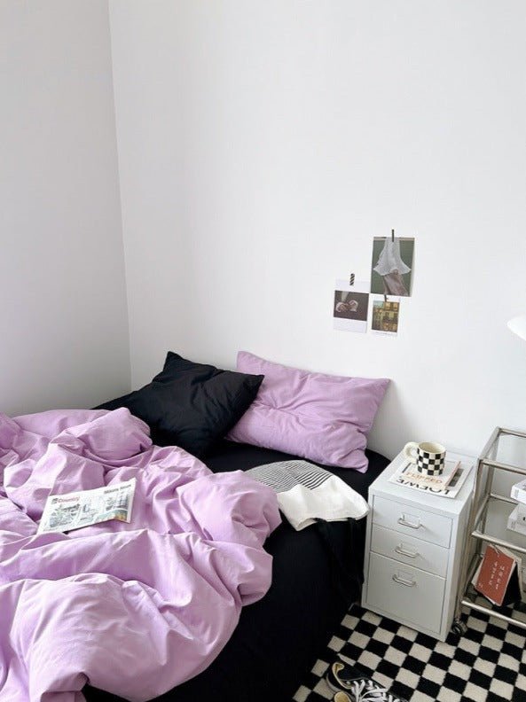 Mixed Color Bedding Set / Barbie Pink + Pastel Pink