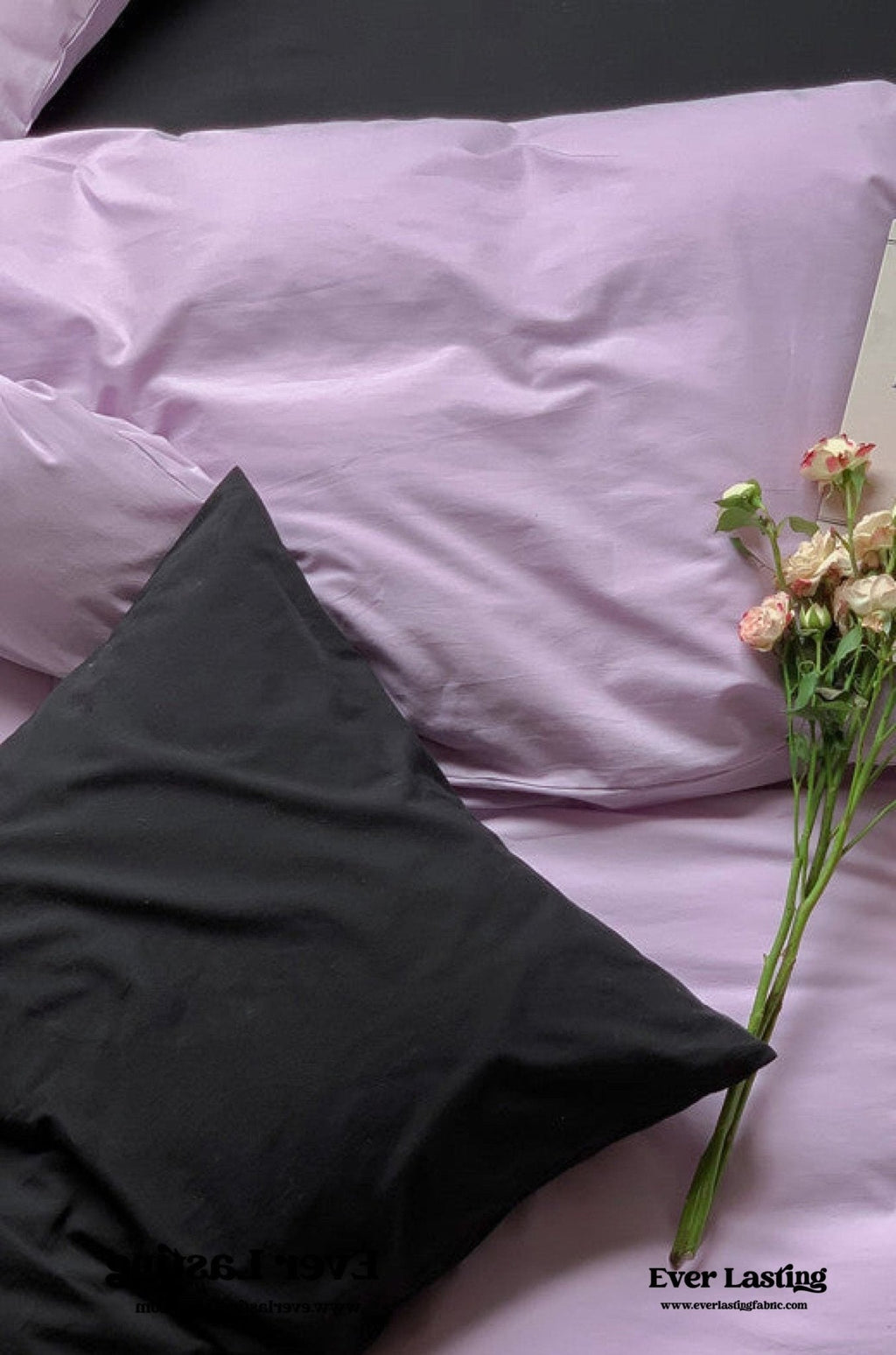 Mixed Color Maximalist Bedding Set / Green + Pink