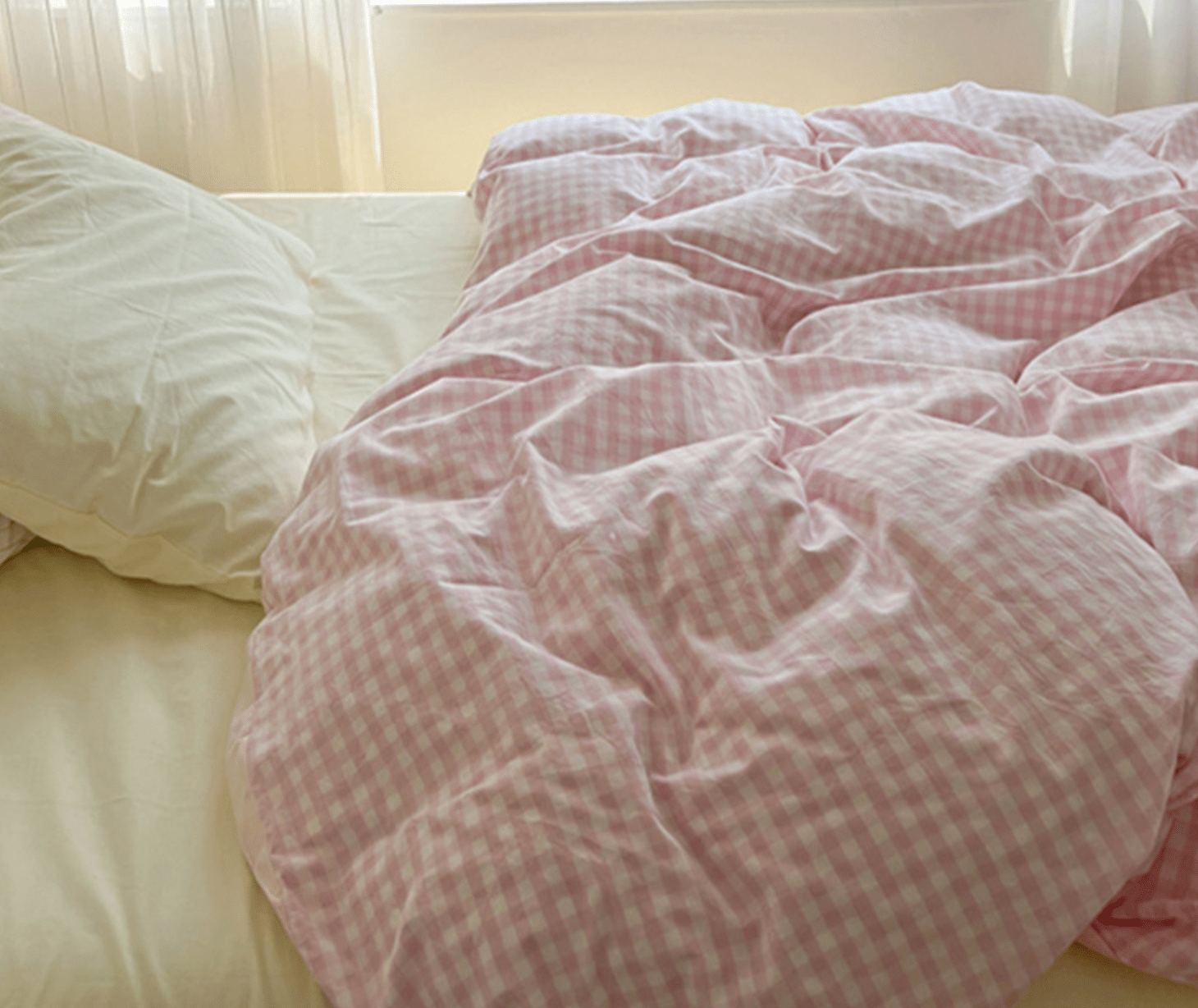 Mixed Gingham Duvet Cover (4 Colors)