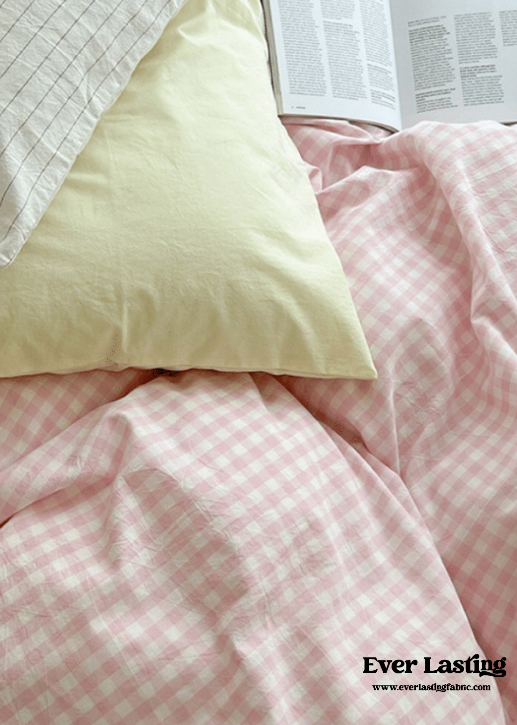 Mixed Gingham Duvet Cover (4 Colors)