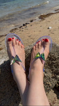 ALIANA Clear Gel Beach Sandals