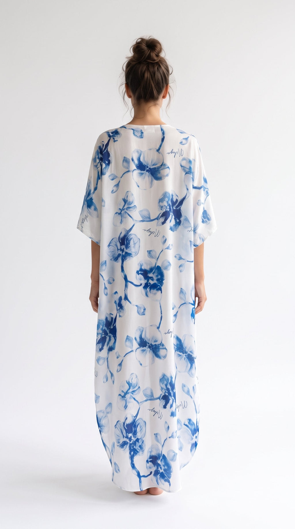 Miranda long cover up 100 % Silk