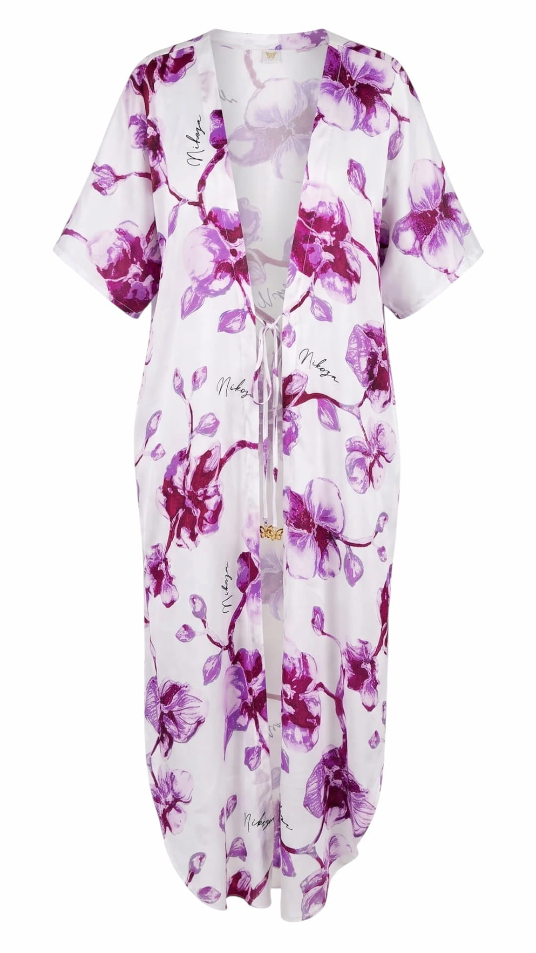 Miranda long cover up 100% Silk