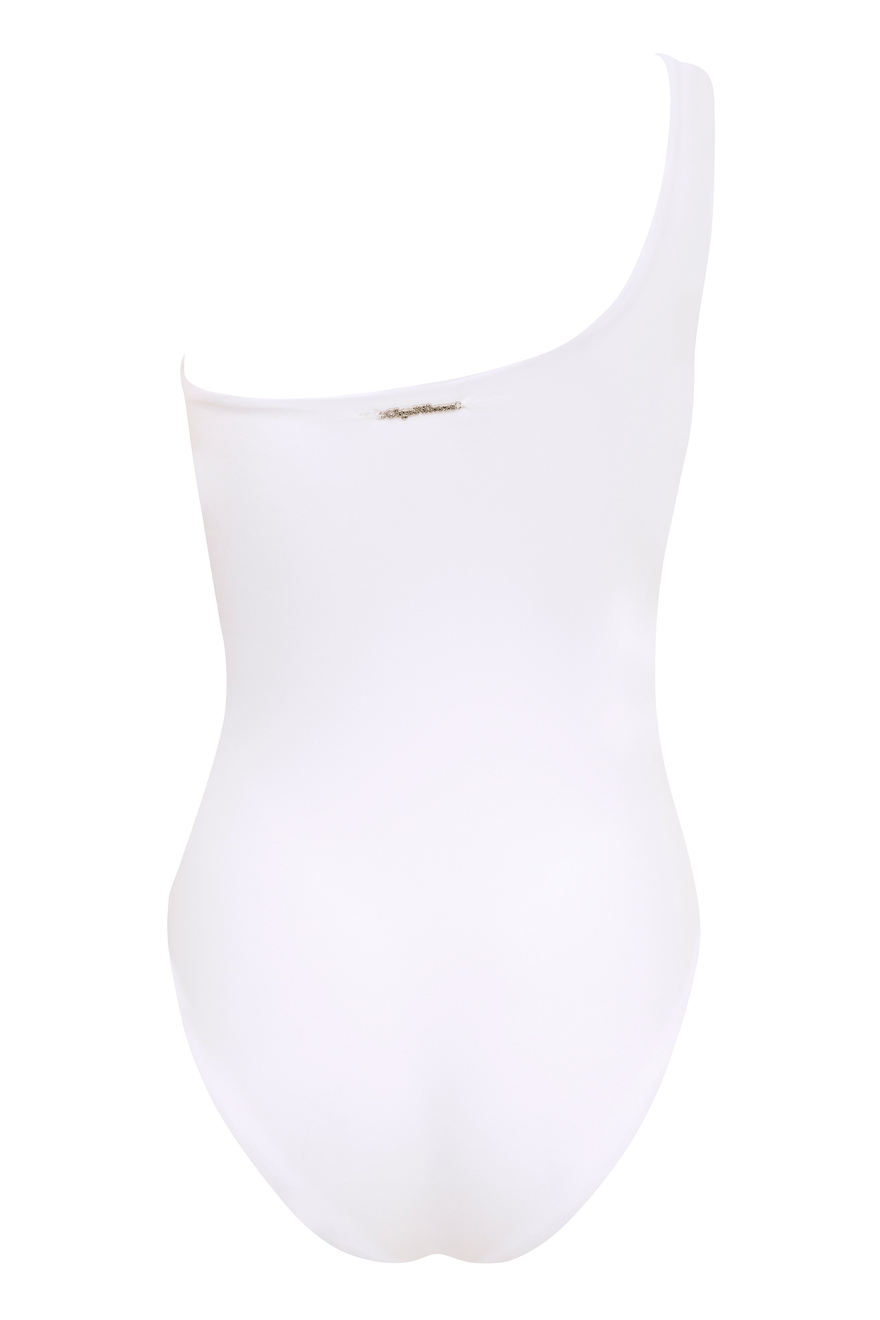 Vanda - White One Shoulder Style Swimsuit