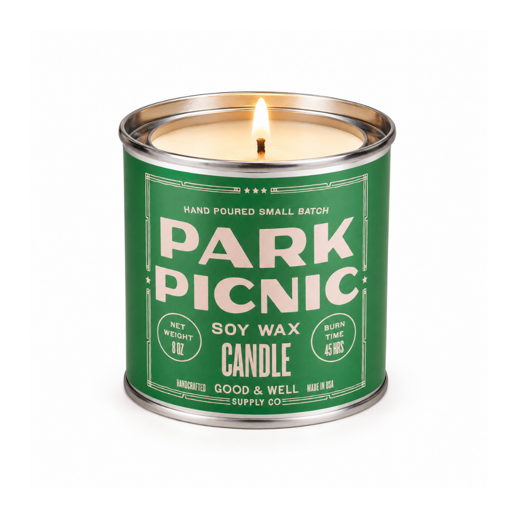 Park Picnic Happy Place Candle