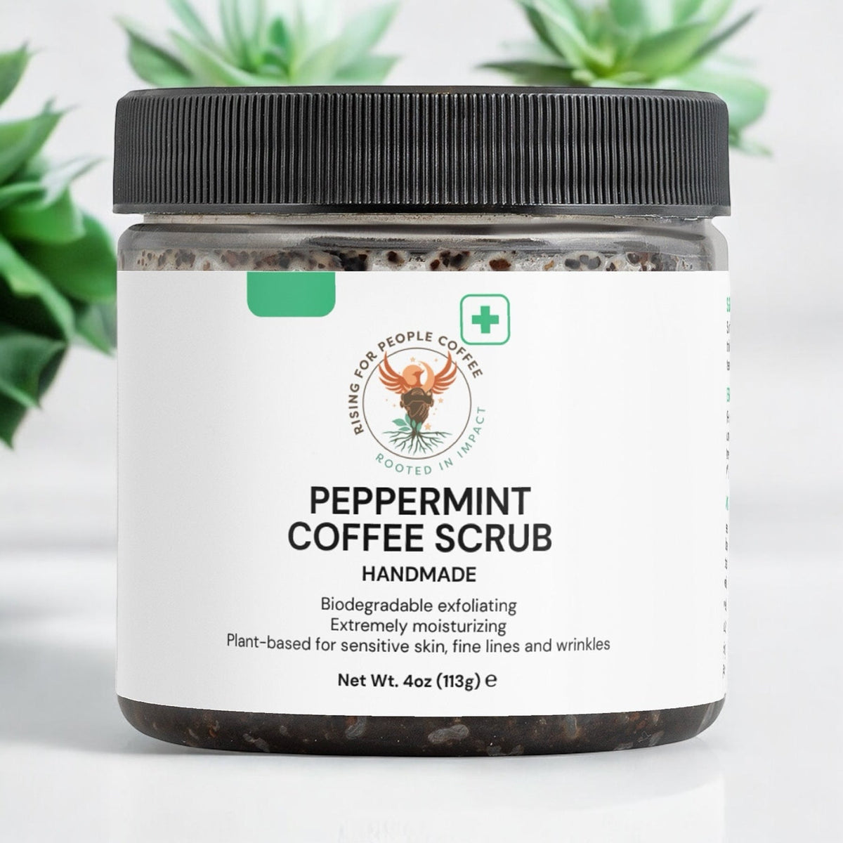 Peppermint Coffee Scrub — Whole Bean Coffee