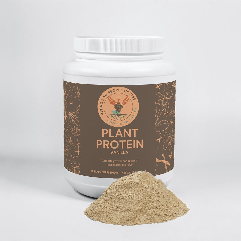 Plant Protein (Vanilla) — Whole Bean Coffee