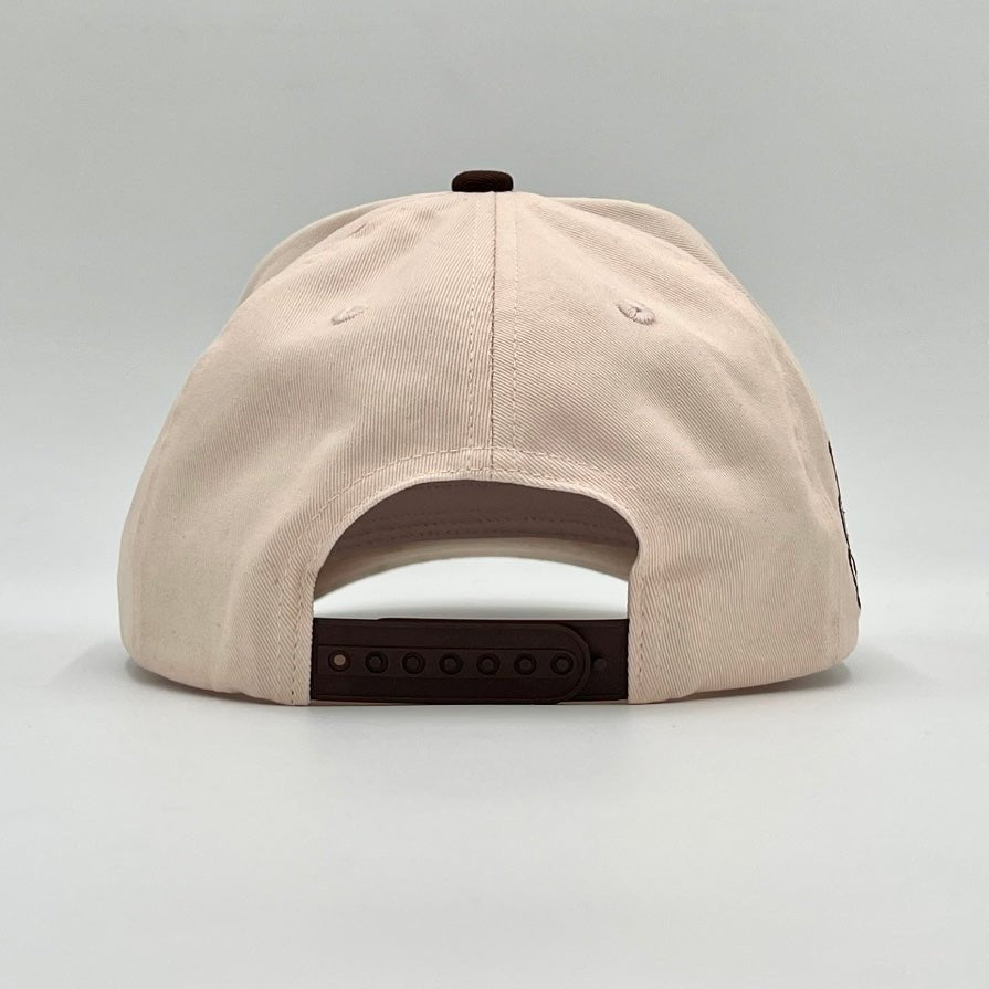 [PRE-ORDER - SHIPS MID-OCTOBER] ‘YHWH’ Structured SnapBack - Cream/Brown