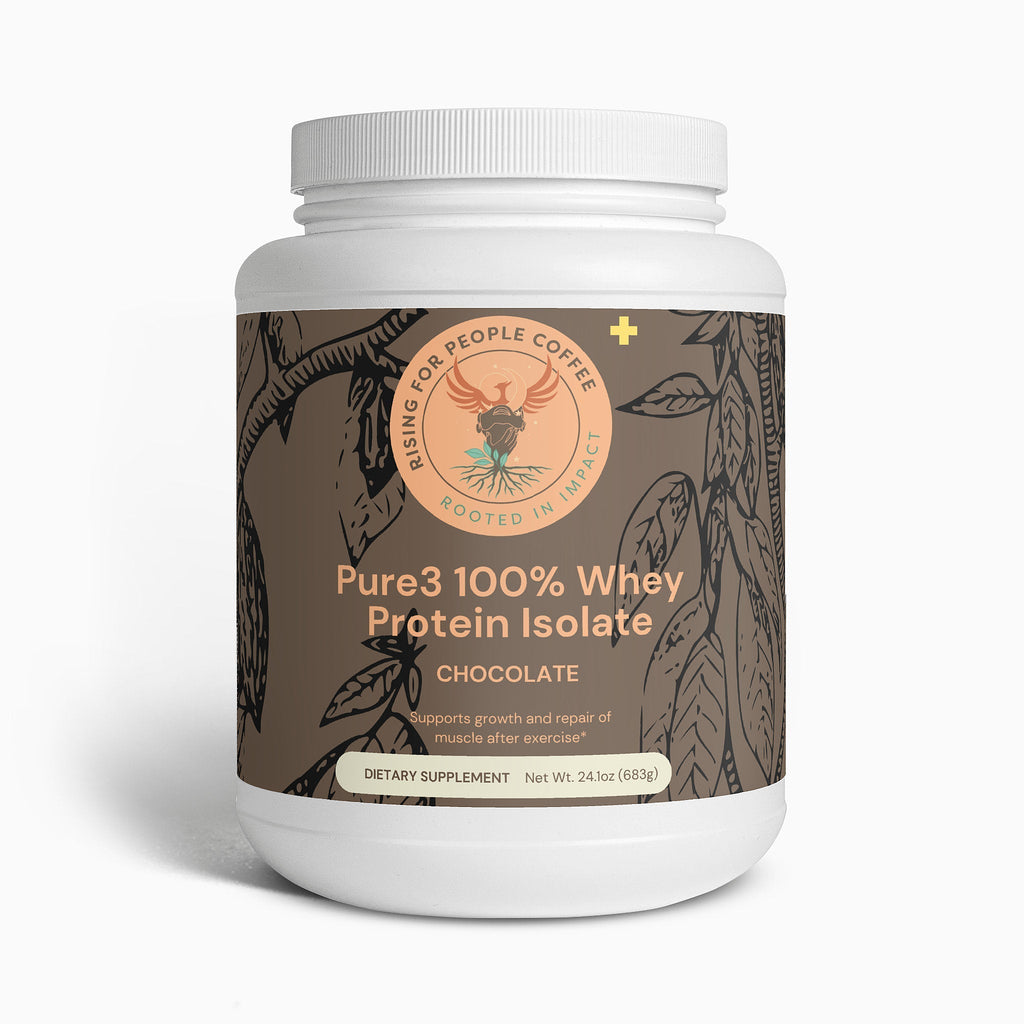 Pure3 100% Whey Protein Isolate (Chocolate) — Whole Bean Coffee