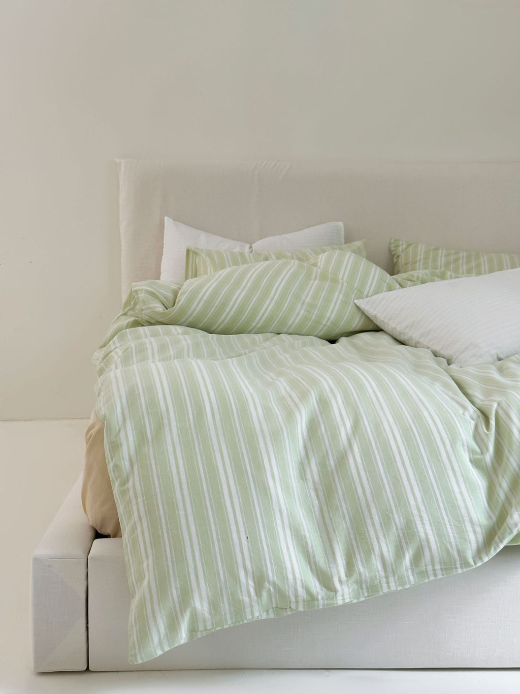 Refreshing Stripe Bedding Set / Blue Single