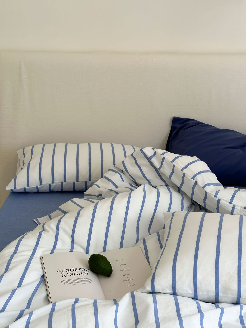 Refreshing Stripe Duvet Cover / Mint Green
