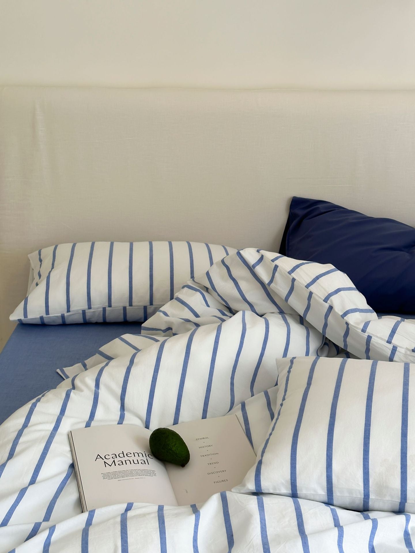 Refreshing Stripe Duvet Cover / Mint Green