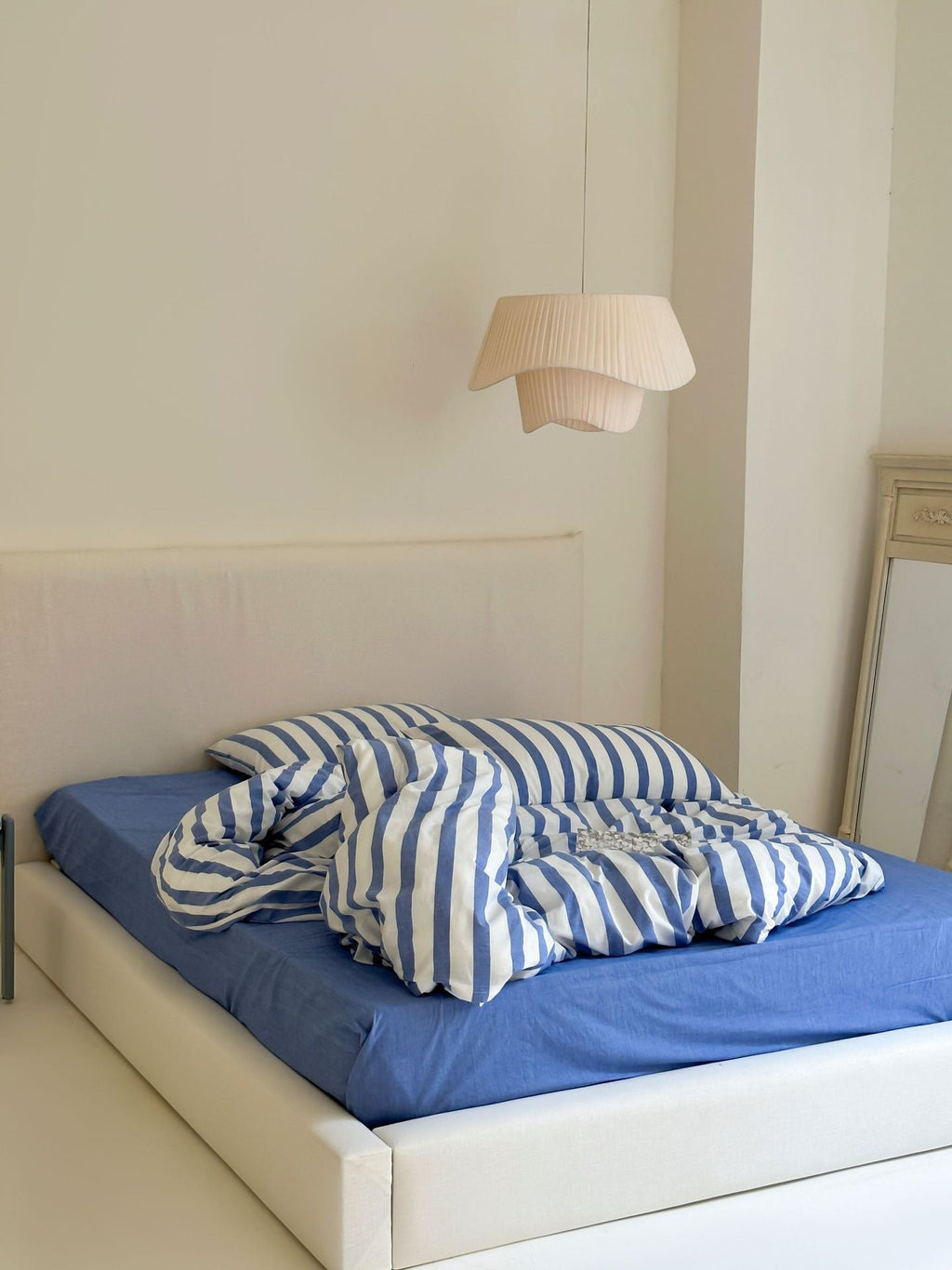 Refreshing Stripe Duvet Cover / Mint Green