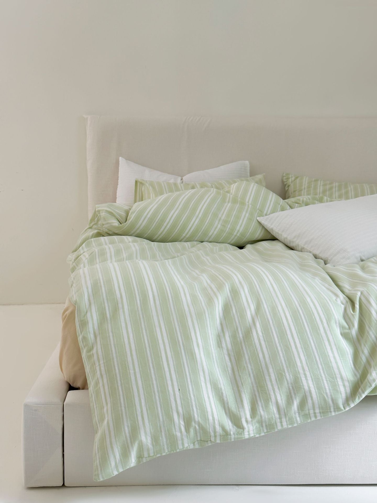 Refreshing Stripe Duvet Cover / Yellow