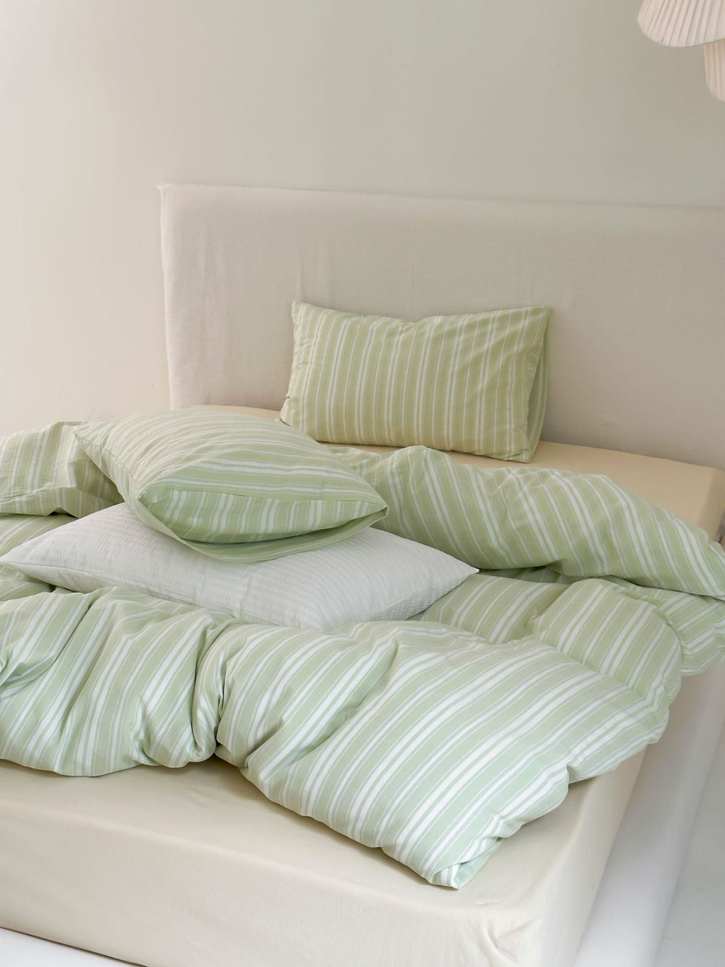 Refreshing Stripe Duvet Cover / Yellow