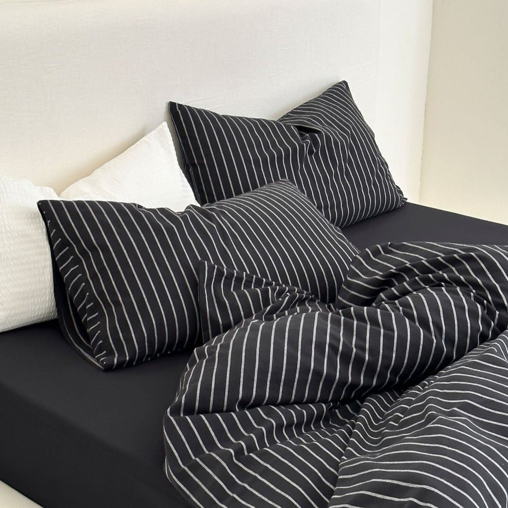 Refreshing Stripe Pillowcases / Yellow