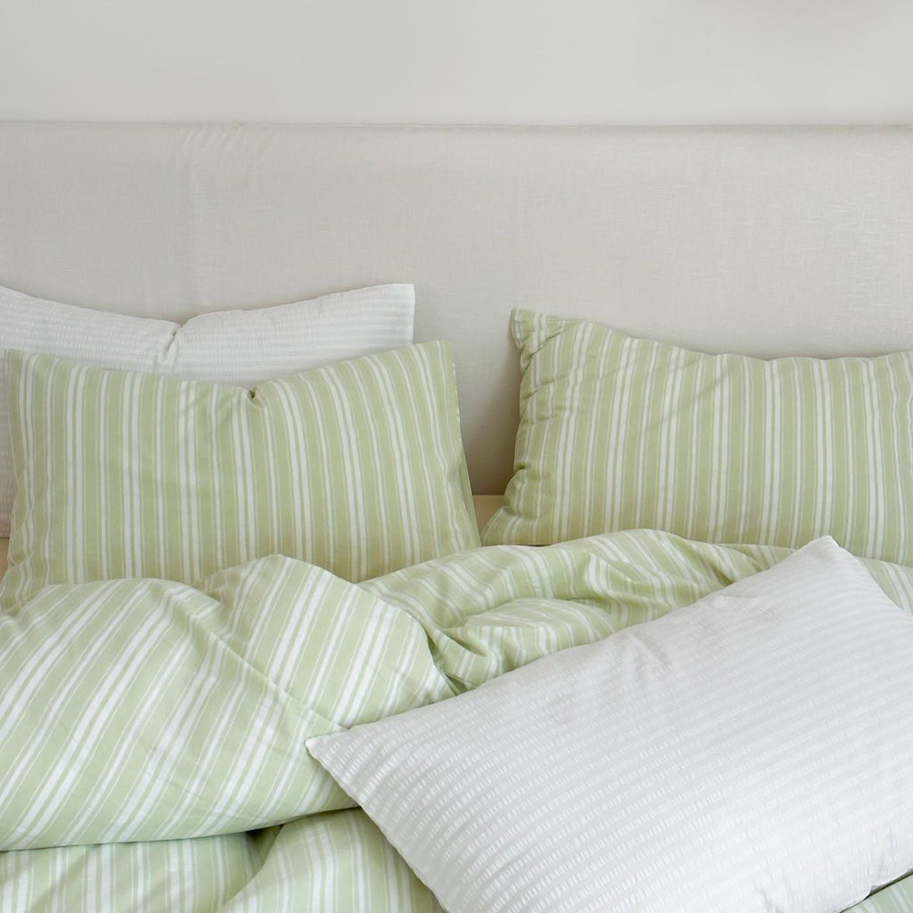 Refreshing Stripe Pillowcases / Yellow
