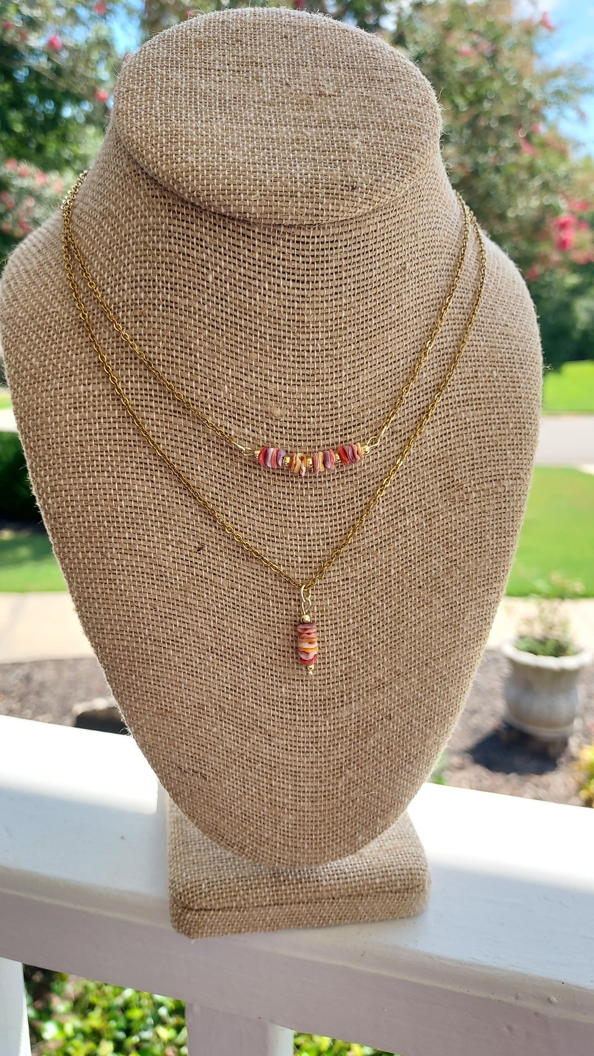 Golden il Lido Drop Necklace- LAST CHANCE