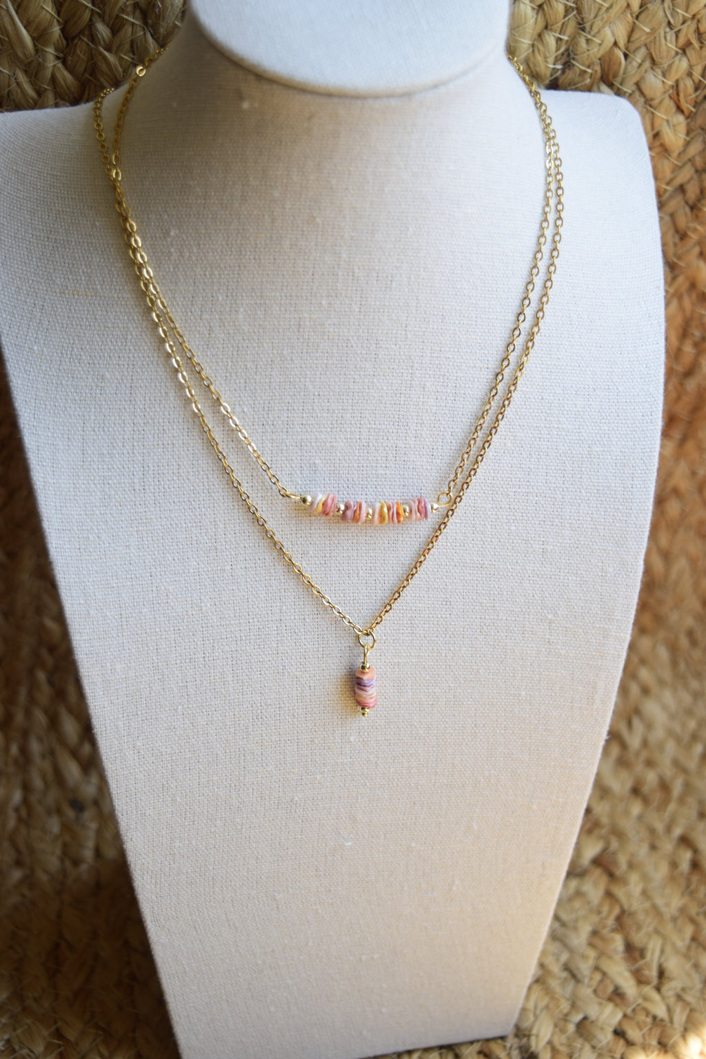 Golden il Lido Bar Necklace- LAST CHANCE