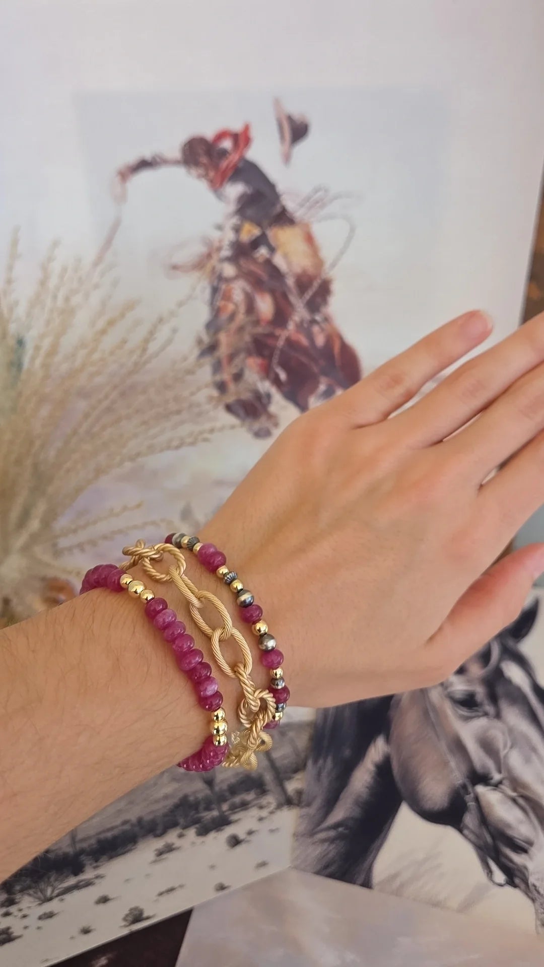 Mixed Metals & Gemstone Bracelets