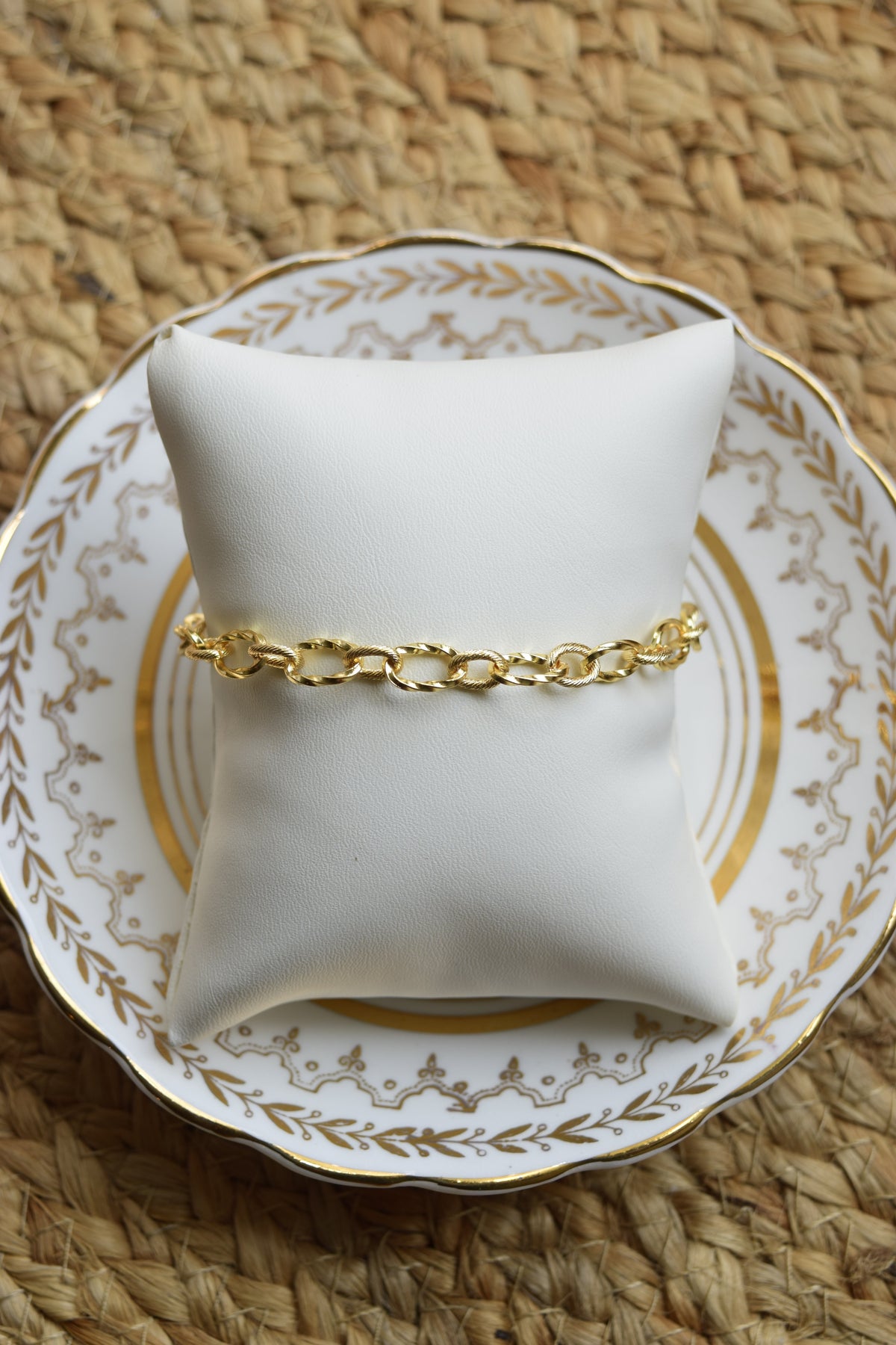 Golden Twisted Rope Bracelet