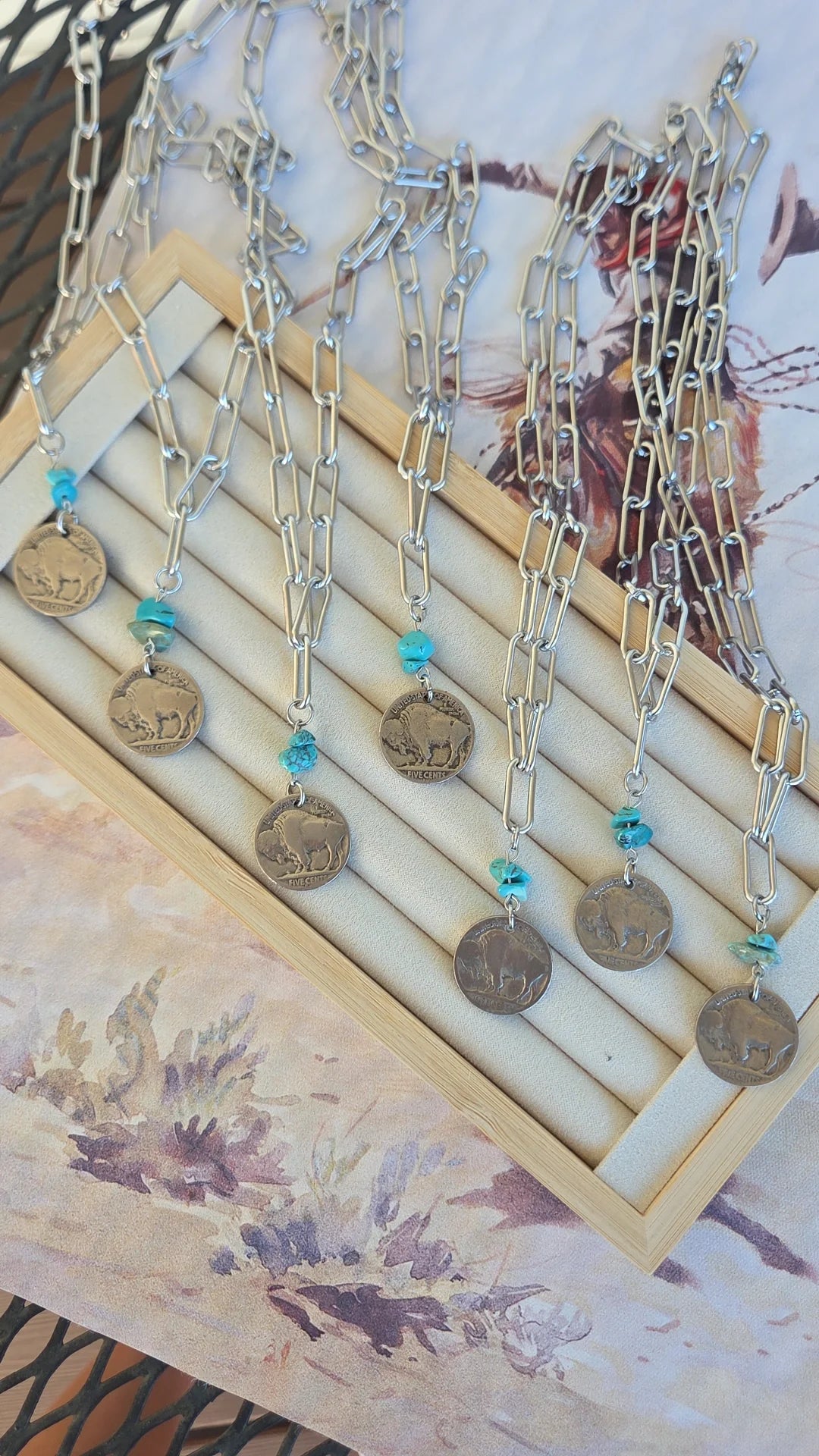 Where the Buffalo Roam Coin Necklaces - LAST CHANCE