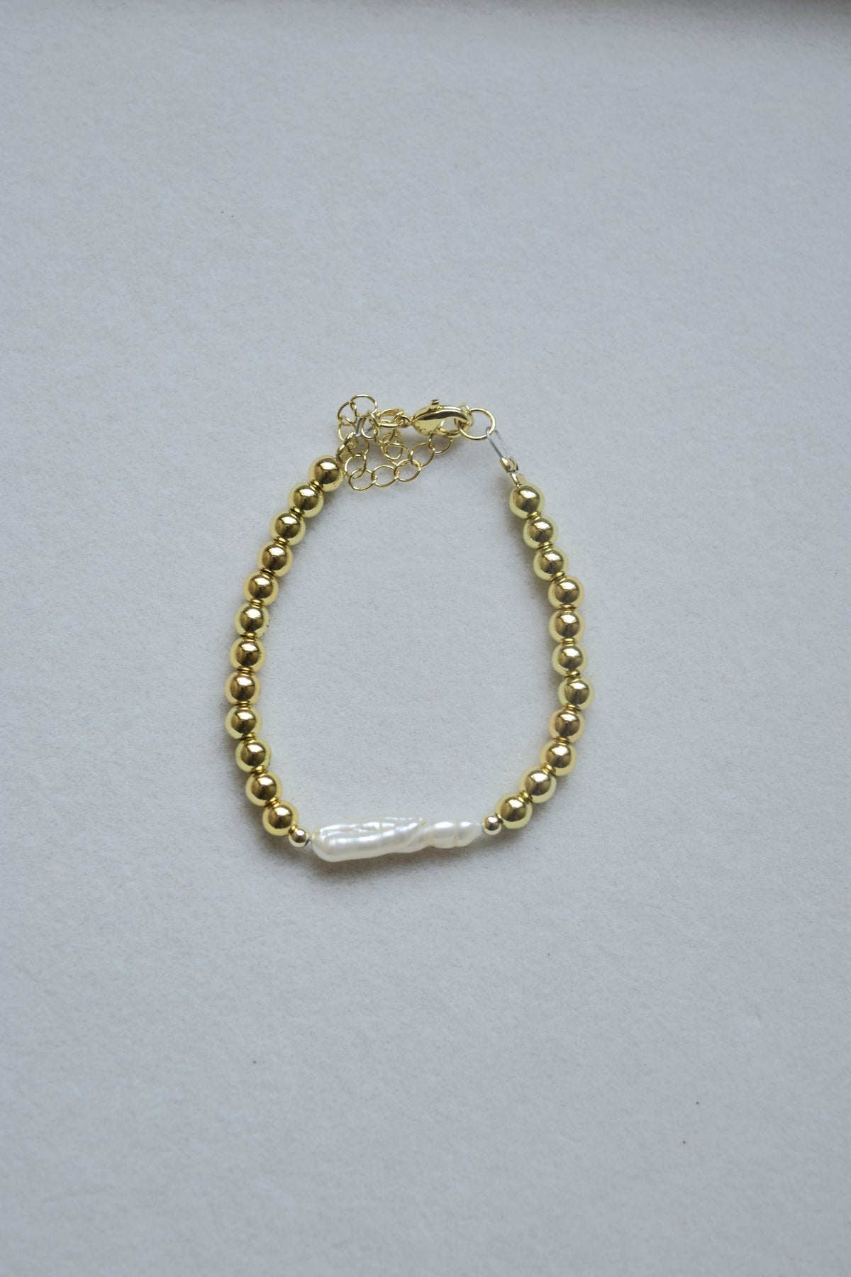 White Sands- Fresh Water Pearl and Gold Filled Bracelet