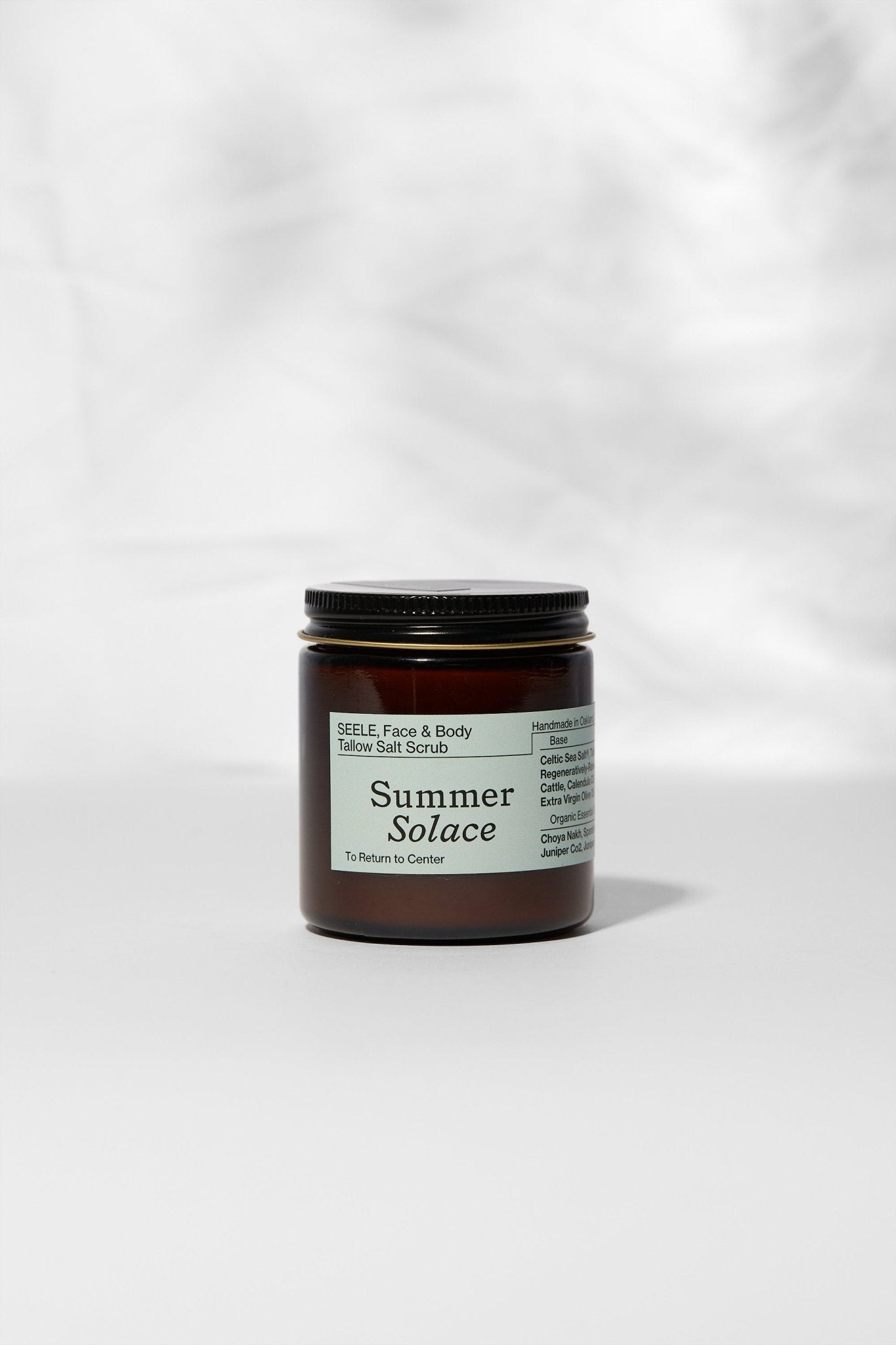 SEELE – Exfoliating Sea Salt Scrub | Celtic Salt®, Choya Nākh, Sage & Coriander
