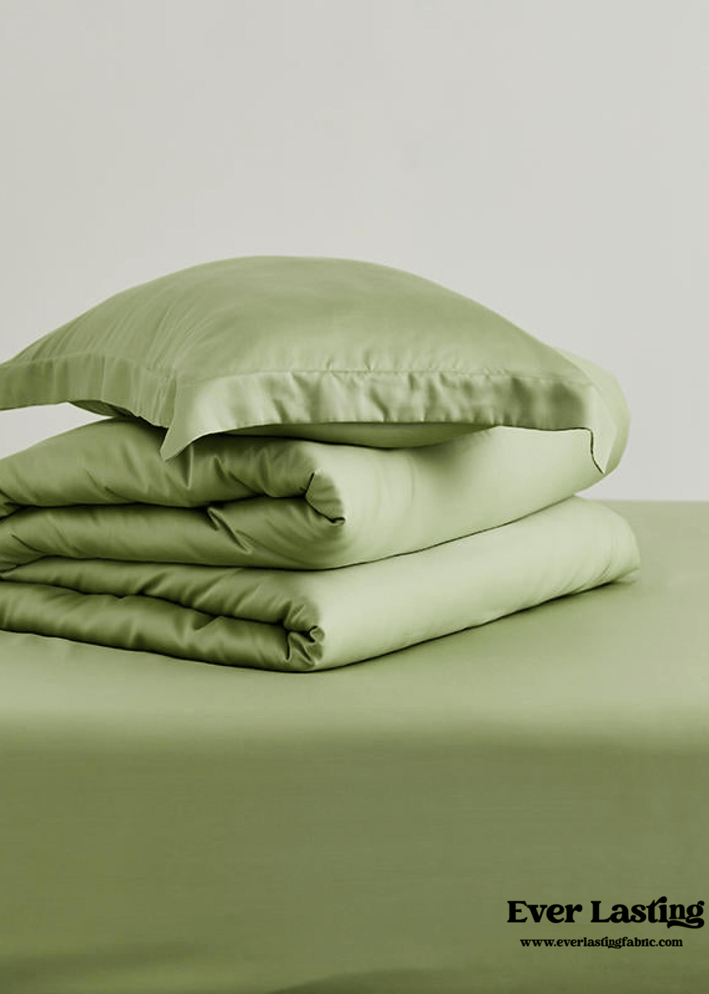Silky Solid Tencel Bedding Set / Blue