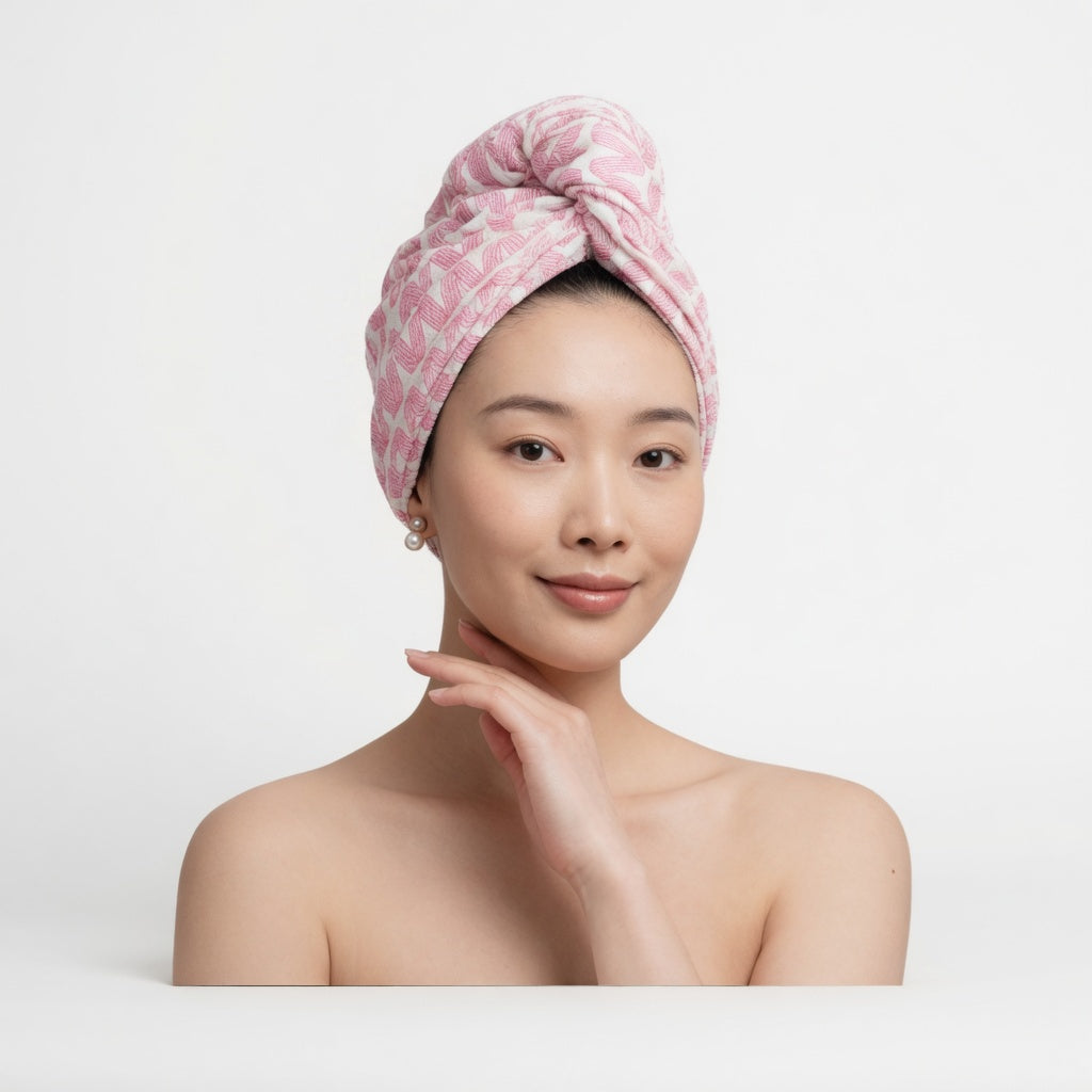 Fast Drying Hair Towel (Blush)