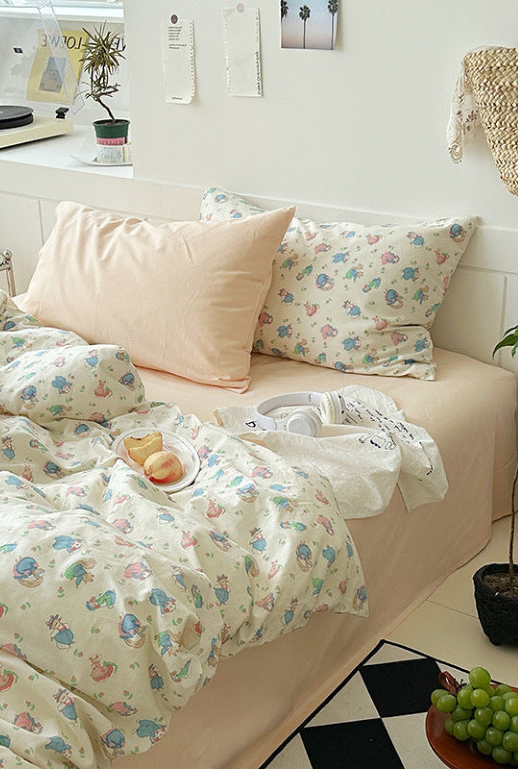 Sweet Floral Bedding Set / Floral Blue