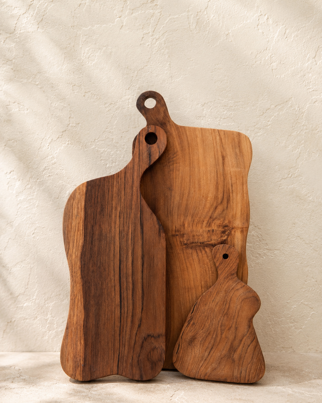 Teak Wavy Charcuterie Boards