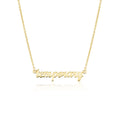 'temporary' Nameplate Necklace