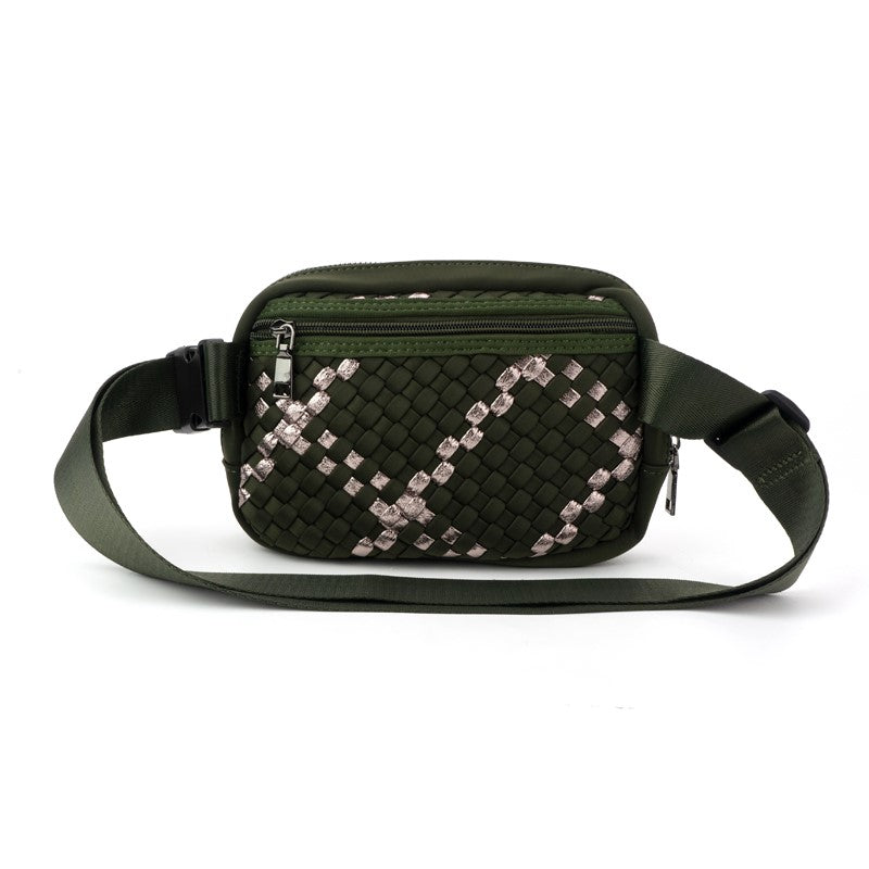 The Ella | Woven Neoprene Belt Bag