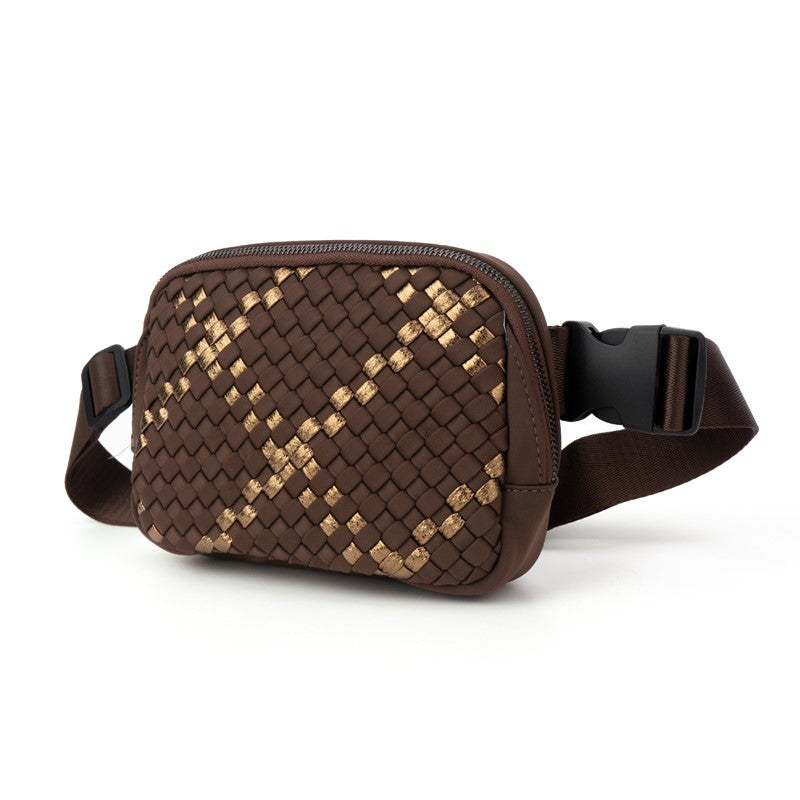 The Ella | Woven Neoprene Belt Bag