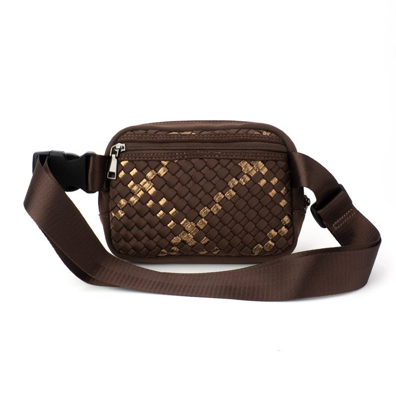 The Ella | Woven Neoprene Belt Bag