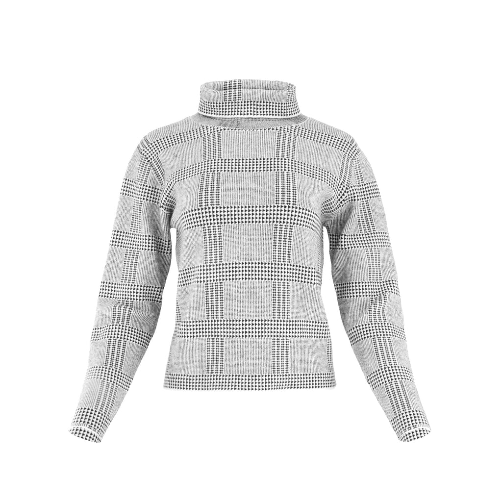 KNIT TURTLENECK SWEATER