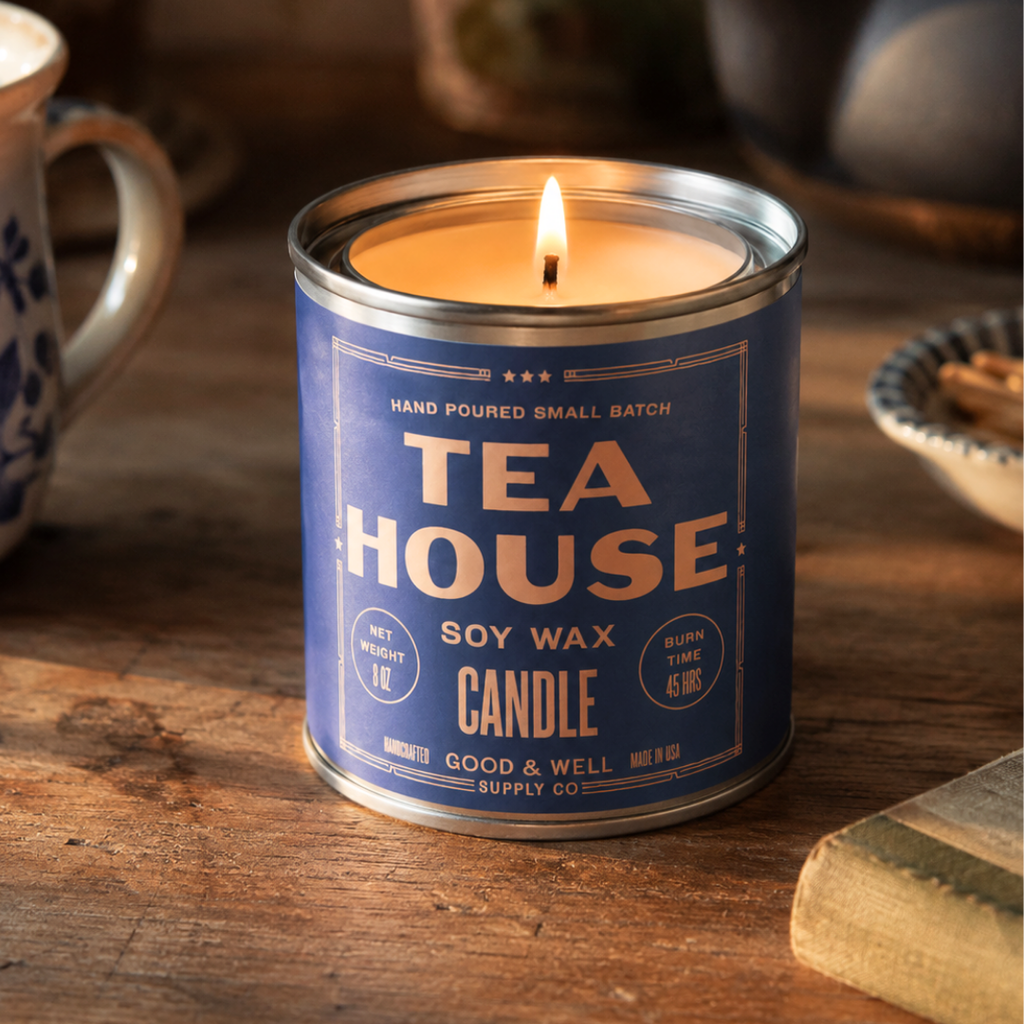 Tea House Happy Place Candle